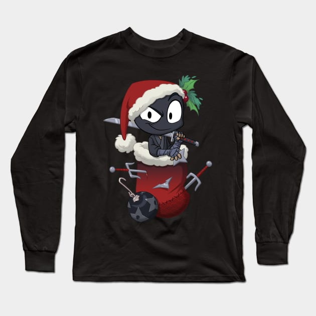 Stocking Stuffer: Ninja Long Sleeve T-Shirt by Dooomcat